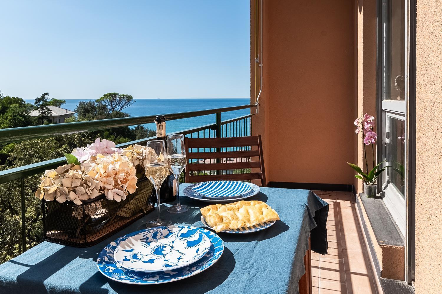 Cavi Sea View Apartment Lavagna Eksteriør bilde